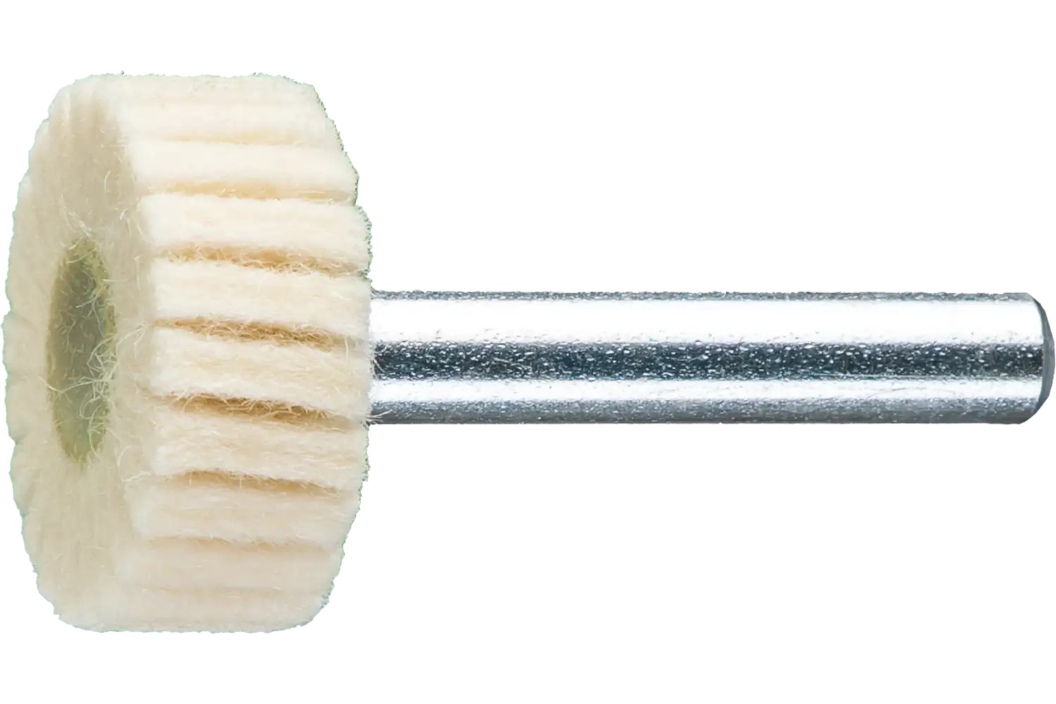 Picture of Pferd Mounted Felt Flap Wheel, 1" X 3/8, Soft Grade, 1/4" Shank